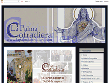 Tablet Screenshot of lapalmacofradiera.com